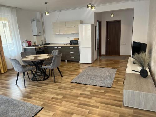 Η κουζίνα ή μικρή κουζίνα στο Helix Apartaments