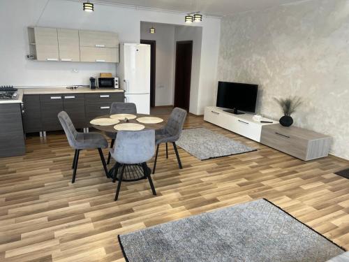 Η κουζίνα ή μικρή κουζίνα στο Helix Apartaments