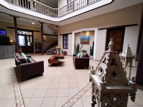 Posezení v ubytování Hotel Raymipampa
