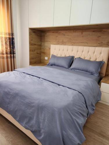 Postel nebo postele na pokoji v ubytování Comfy Elbasan Apartment