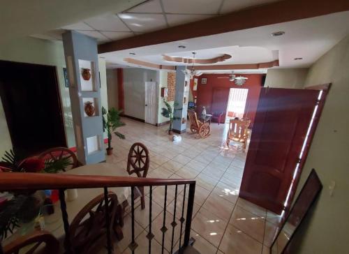 Posezení v ubytování Villalobos Hotel Managua
