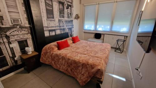 Cama ou camas em um quarto em Nyx Lilura Foresteria Lombarda