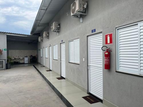 a row of doors and windows in a building at HOTEL XANGRILÁ in Salinas