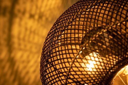 a close up of a yellow net at 高原マンション 205 in Matsuyama