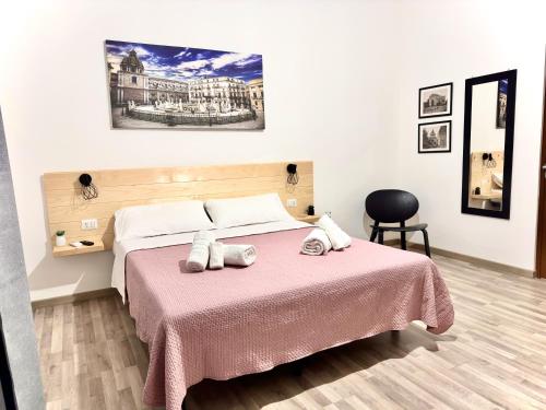 A bed or beds in a room at Marilù