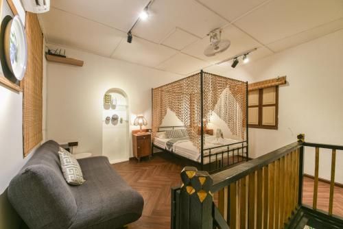 Letto o letti in una camera di Ohana House HQ