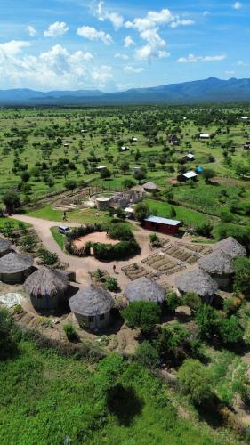 Widok z lotu ptaka na obiekt Maasai Eco Boma & Lodge - Experience Maasai Culture