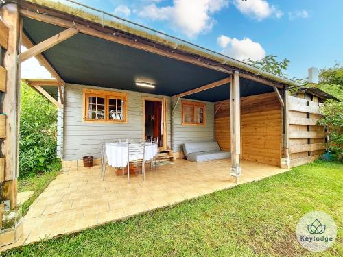 Zahrada ubytování Scheffléra - Bungalow aux Makes - Saint-Louis