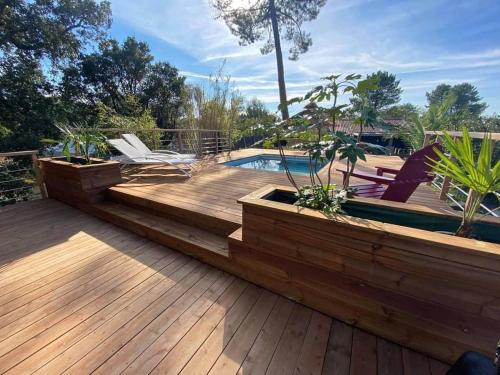 Villa OHANA pour 8 personnes avec piscine et cuisine d'été. Wifi gratuit