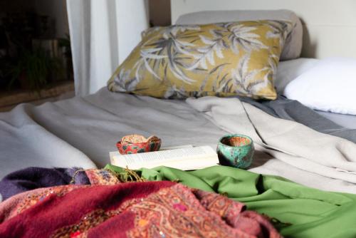 Кровать или кровати в номере Botanica