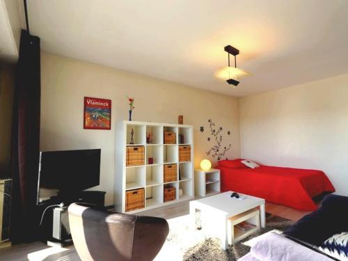 Appartement Annecy, 2 pièces, 4 personnes - FR-1-432-1にあるシーティングエリア