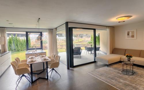 Posezení v ubytování Apartment Hortensie - Alpstay