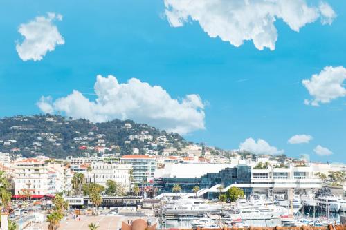 5mn Palais des festivals - Vue sur le Port - BS