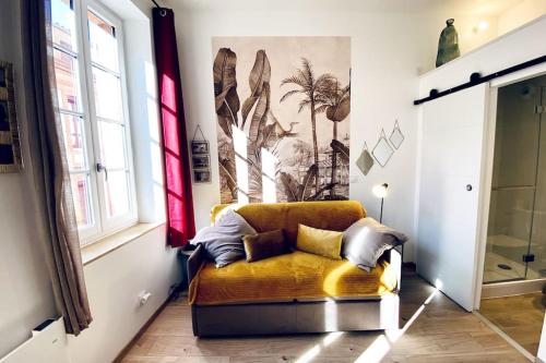 Studio centre, calme, vrai cocon.