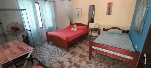 Katil atau katil-katil dalam bilik di Cabinas del Mar