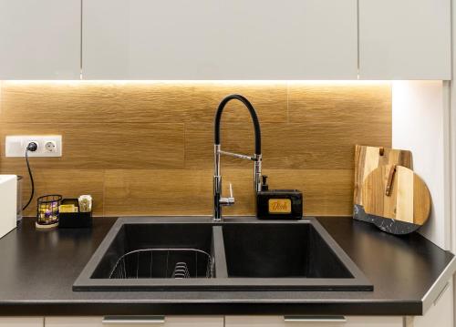 Η κουζίνα ή μικρή κουζίνα στο Apartment near City Center