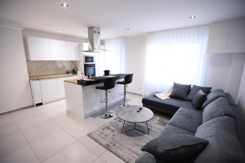 Η κουζίνα ή μικρή κουζίνα στο JAM Apartments