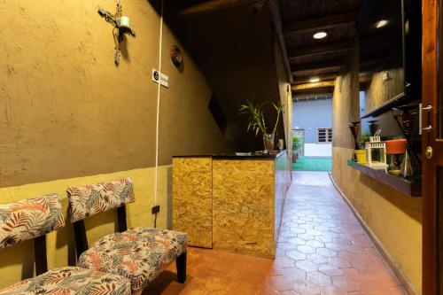 Posezení v ubytování Rustic House