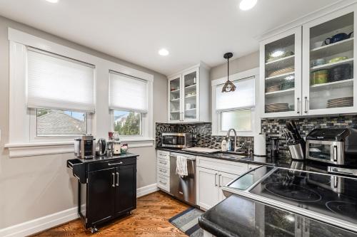 Dapur atau dapur kecil di Plymouth Paradise