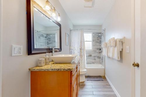 Vannituba majutusasutuses Neverending Paradise