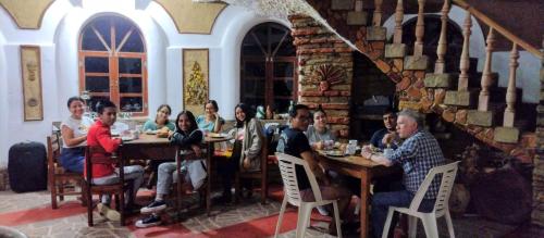 Restaurace v ubytování Hospedaje Casa Redonda
