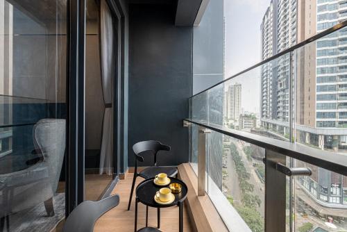 Χώρος καθιστικού στο Lumiere Riverside - Raymond Holm - Luxurious 5-star apartment