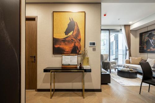 Χώρος καθιστικού στο Lumiere Riverside - Raymond Holm - Luxurious 5-star apartment