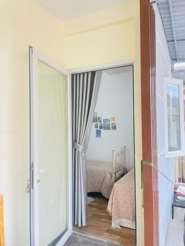 Katil atau katil-katil dalam bilik di Chái Nho Homestay