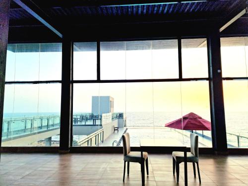 Balkoni atau teres di Ocean Breeze Residence- Negombo