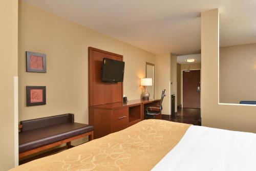TV o dispositivi per l'intrattenimento presso Comfort Suites Minot South