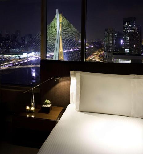 Balcon ou terrasse dans l'établissement Grand Hyatt São Paulo
