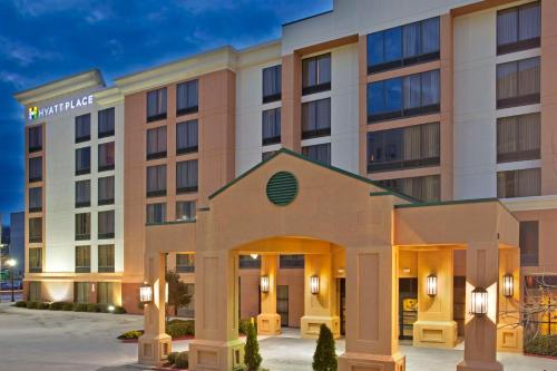 a rendering of the front of a hotel at Hyatt Place Atlanta Airport North in Atlanta