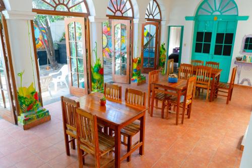 Εστιατόριο ή άλλο μέρος για φαγητό στο Casa Blanca Hostel