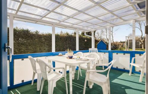 Balkón nebo terasa v ubytování 2 Bedroom Gorgeous Home In Hadsund