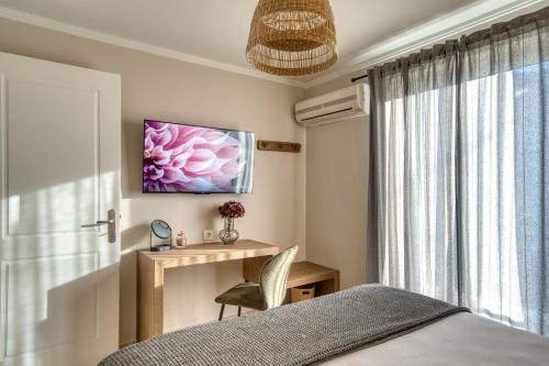 TV a/nebo společenská místnost v ubytování Seaside House for 10