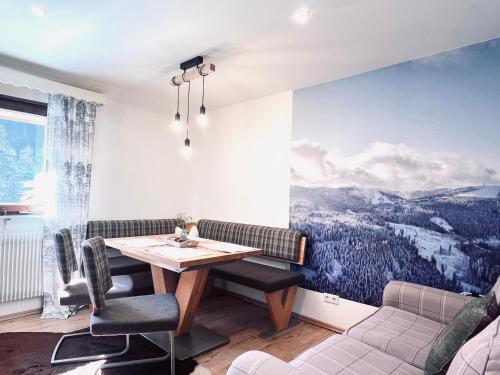 Ruang duduk di Schwarzwald-Hotel Kraeutle