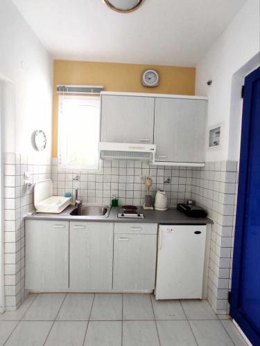 Kuchyň nebo kuchyňský kout v ubytování Villa Zefiros