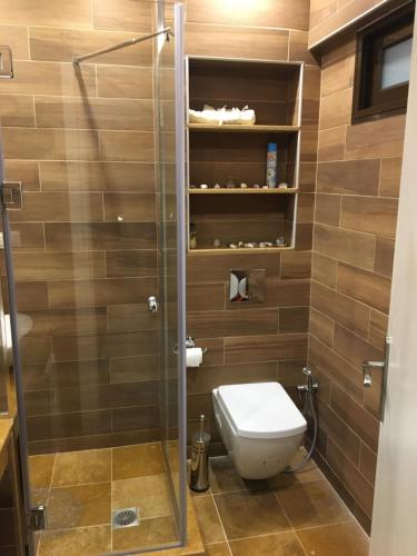 Koupelna v ubytování Studio on the beach