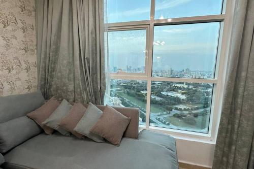 Katil atau katil-katil dalam bilik di Luxury 1 bedroom amazing view