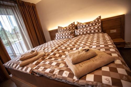 Cama o camas de una habitación en Camelot Ostrava