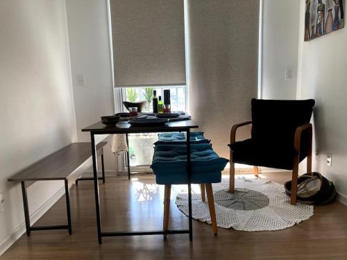 TV a/nebo společenská místnost v ubytování Ap 2dorm, SP- Allianz Parque