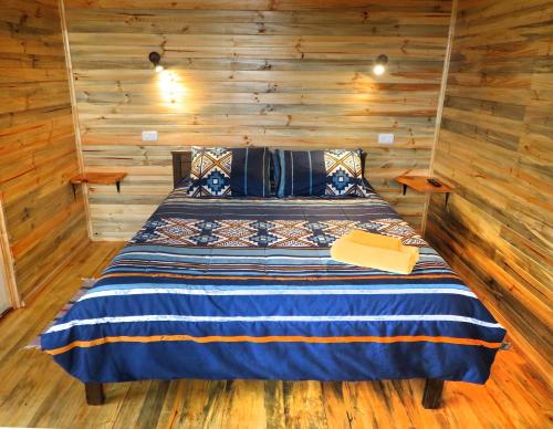 Cama o camas de una habitación en Lilafken Apart Pichilemu