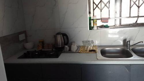 Kuhinja oz. manjša kuhinja v nastanitvi Luxury 2 Bed Self Catering Apartment in Masvingo