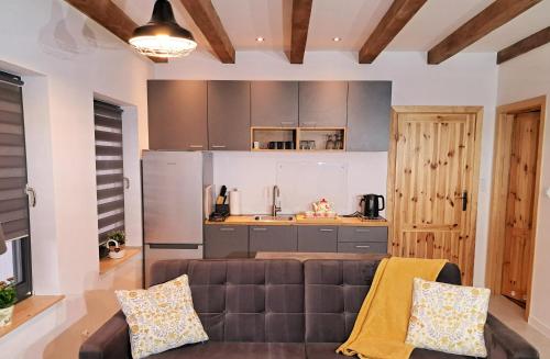 A kitchen or kitchenette at Chwila Moment - apartament lub cały dom w górach