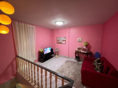 Postel nebo postele na pokoji v ubytování Sawasdee hatyai City House