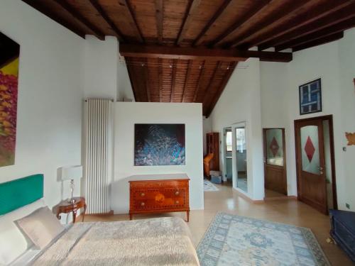 Posezení v ubytování Suite with Lake Como view