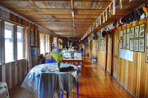 Restaurace v ubytování Labang Guesthouse Bario