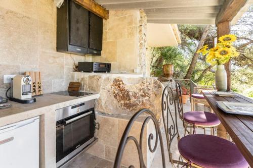 Η κουζίνα ή μικρή κουζίνα στο Maison exceptionnelle