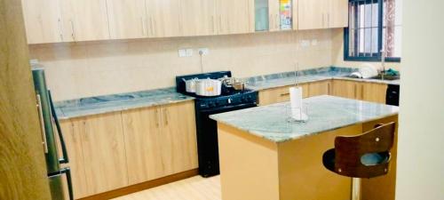 A kitchen or kitchenette at Abuja Getaways