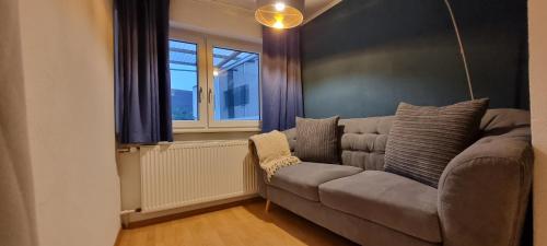 Χώρος καθιστικού στο Private Wohnung in Leimen